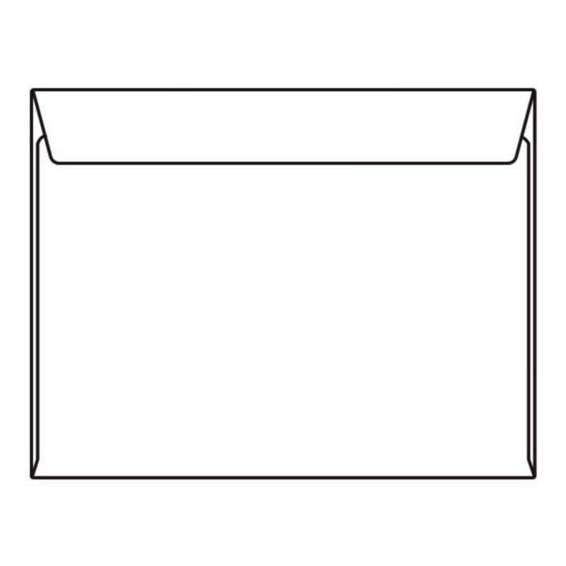Machine Insertable Open Side Booklet Envelopes, 9" x 12", 25#, White Paper/Poly/Paper, Smooth Finish (Box of 500)