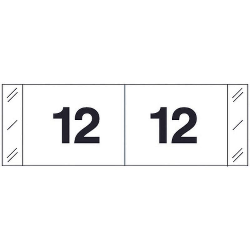 Tabbies 11830 Compatible Numeric "9" Labels, Laminated Stock, 1/2" X 1-1/2" Individual Numbers - Roll of 500