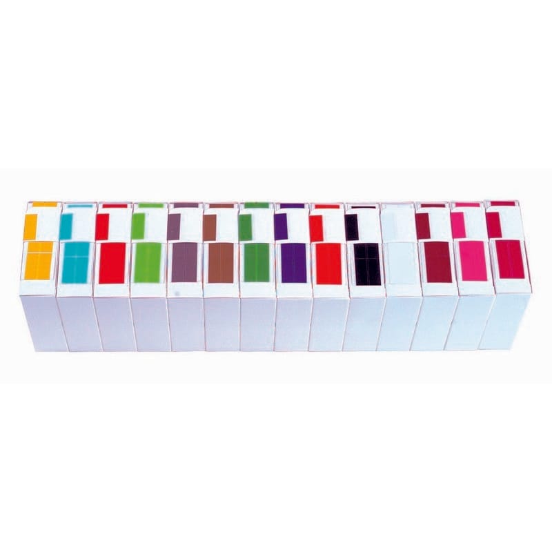 Tabbies 11600 Compatible Solid Color Labels, 100# laminated stock, 1-1/2" x 1-1/2" Individual Colors - Roll of 500