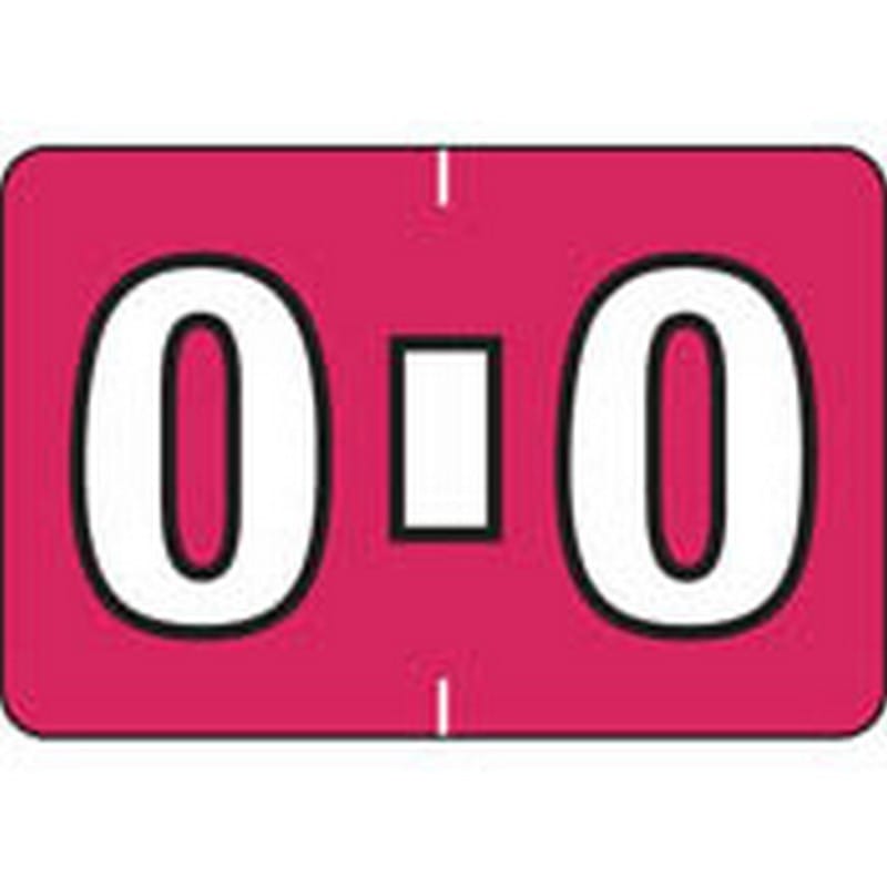 Colwell Compatible Alpha "O" Labels, Polylaminated Stock, 1" X 1-1/2" Individual Letters - Pack of 225