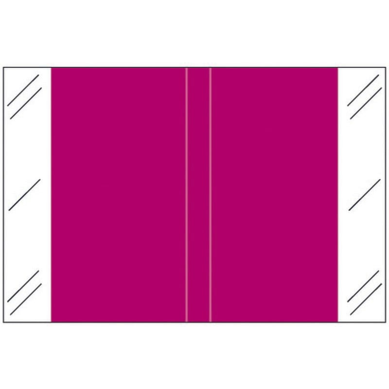 Tabbies 11100 Compatible Solid Violet Labels, 100# laminated stock, 1-1/2" x 1" Individual Colors - Roll of 504