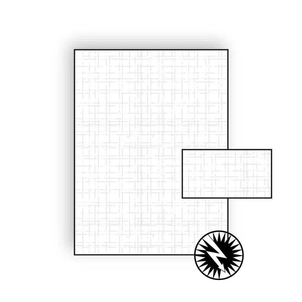 Business Card Stock, 8-1/2" x 11", 80#, White, Acid Free, Linen Imaging Finish (Box of 250)