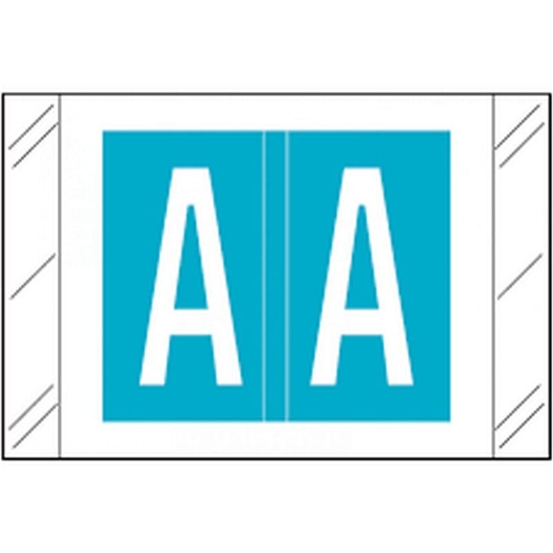 Tabbies Compatible "A" Labels, Polylaminated 100# Stock, 1 " X 1-1/2" Individual Letters - Roll of 500