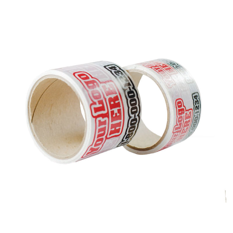3" x 110 Yd White Custom Printed Packing Tape (Case of 24 Rolls) - Image 2