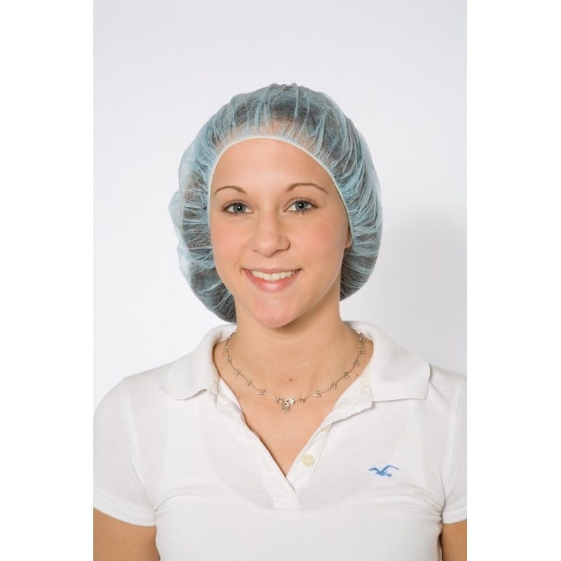 Bouffant Blue, Light Polypropylene, Latex Free 24" (1000 Per Case) - Image 3
