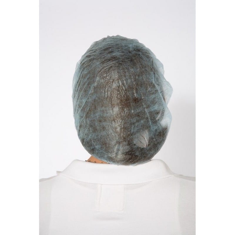 Bouffant Blue, Light Polypropylene, Latex Free 24" (1000 Per Case) - Image 2