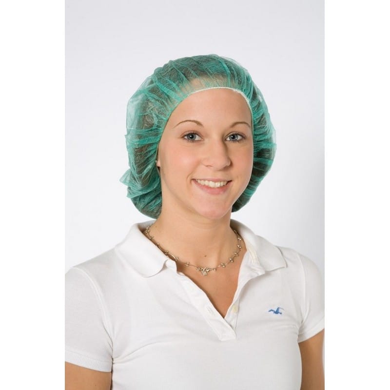 Bouffant, Green, Light Polypropylene, 24" (1000 Per Case) - Image 3