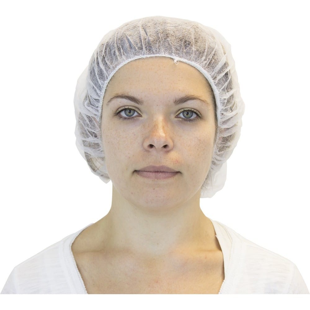 Bouffant, White, 24" (100 Per Box, 500 Per Case)