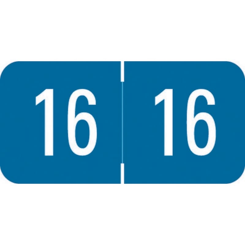 Digi Color Compatible Yearband Labels, Laminated stock, 1-1/2" X 3/4" - 500 per Roll