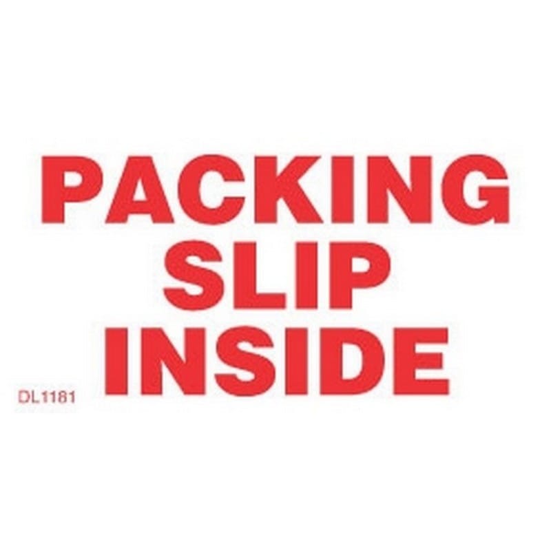 2" x 4" Packing Slip Inside Labels (500 per Roll) - Image 2