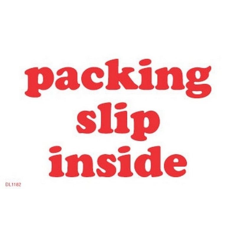 3" x 5" Packing Slip Inside Labels (500 per Roll) - Image 2