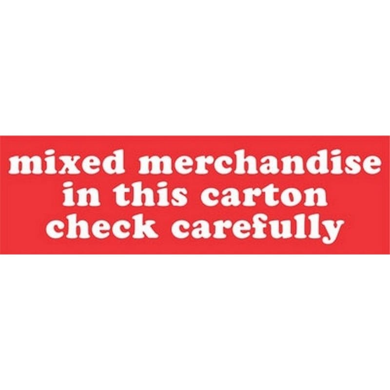 2" x 6" Mixed Merchandise Labels (500 per Roll) - Image 2