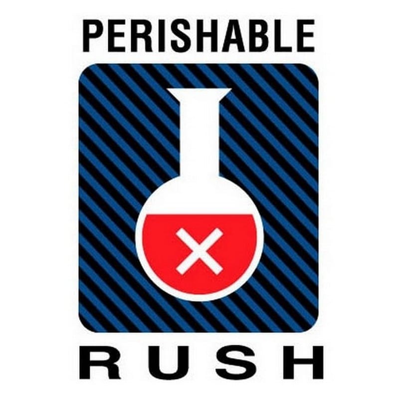 6" x 4" Perishable Rush Labels (500 per Roll) - Image 2