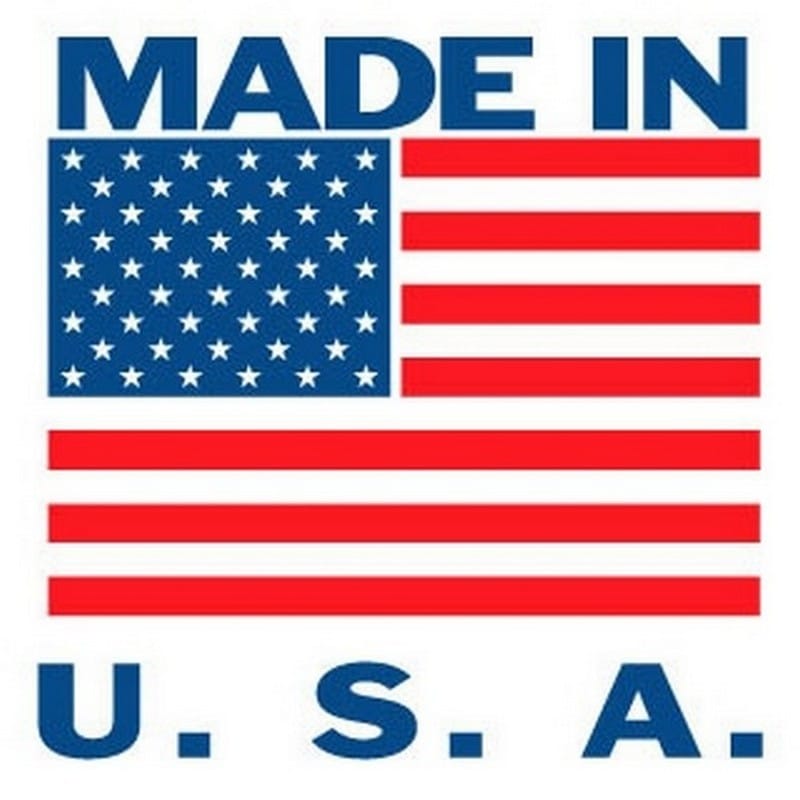 1" x 1" Made In USA Labels (500 per Roll) - Image 2