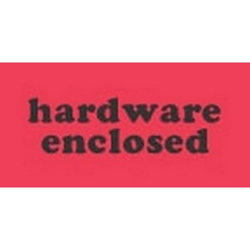 1-1/2" x 3-1/2" Hardware Enclosed Labels (500 per Roll)