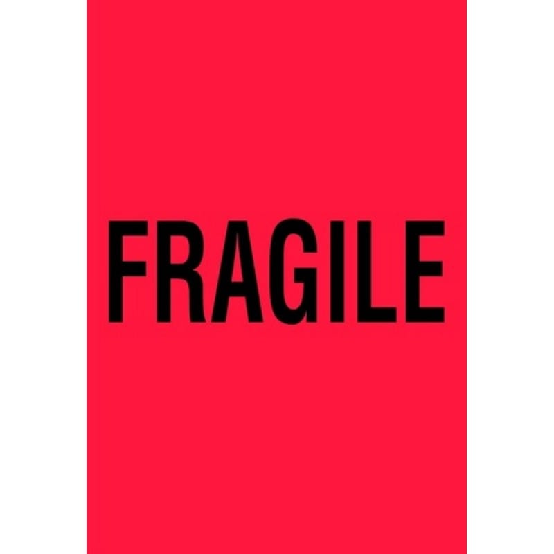 4" x 6" Fragile Labels (500 per Roll) - Image 2