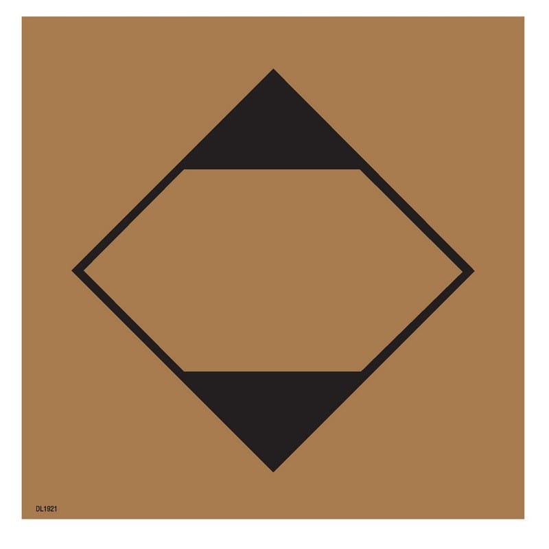 7" x 7"  Limited Quantity Brown Kraft Blank Labels (500 per Roll)