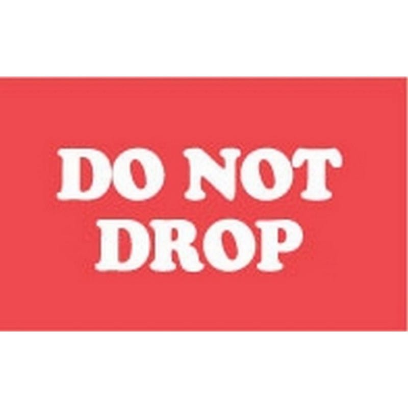 3" x 5" Do Not Drop Labels (500 per Roll)