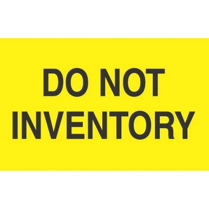 3" x 5" Do Not Inventory Labels (500 per Roll) - Image 2