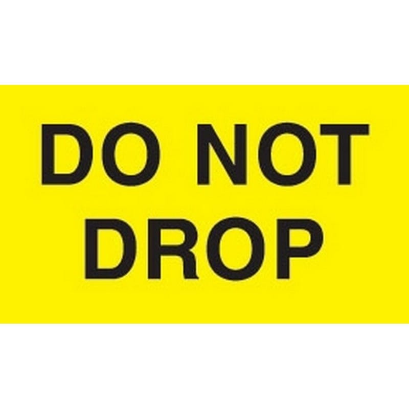 3" x 5" Do Not Drop Labels (500 per Roll) - Image 2