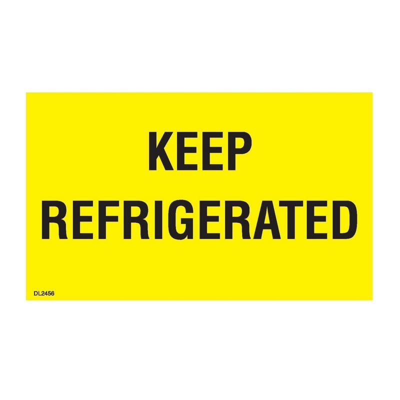 3" x 5" Keep Refrigerated labels (500 per Roll)