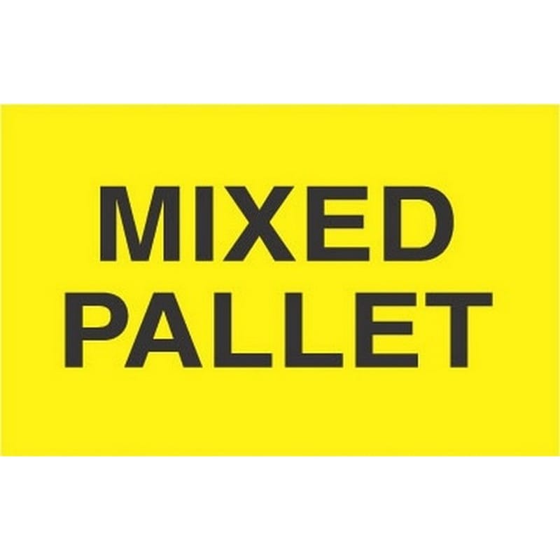3" x 5" Mixed Pallet Labels (500 per Roll)