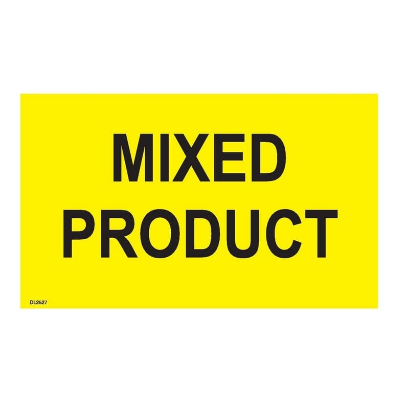 3" x 5" Mixed product labels (500 per Roll)