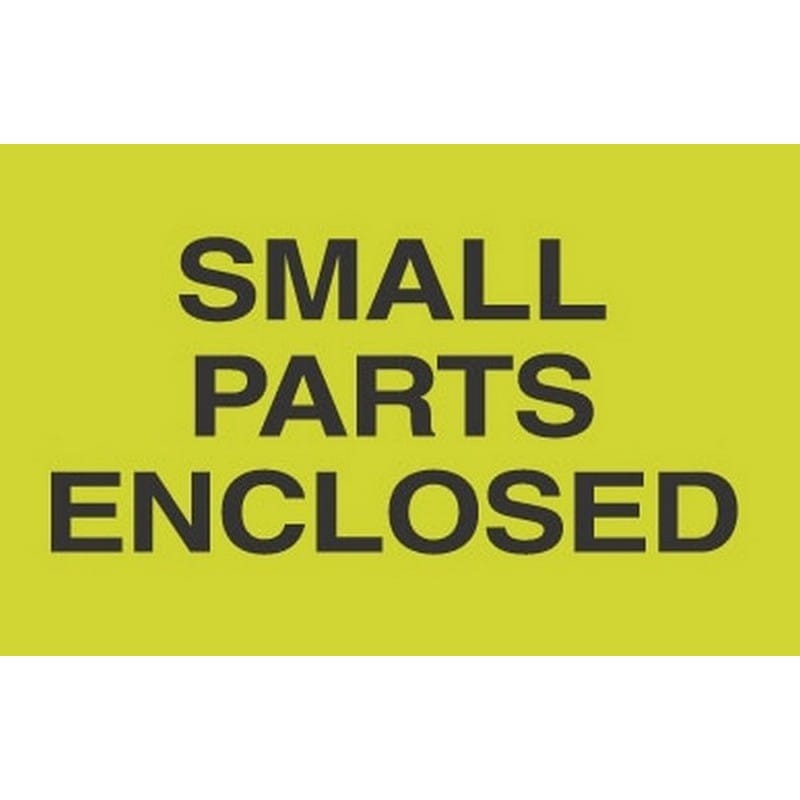 3" x 5" Small Parts Enclosed Labels (500 per Roll) - Image 2