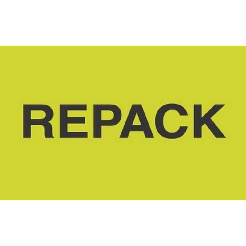 3" x 5" Repack Labels (500 per Roll) - Image 2