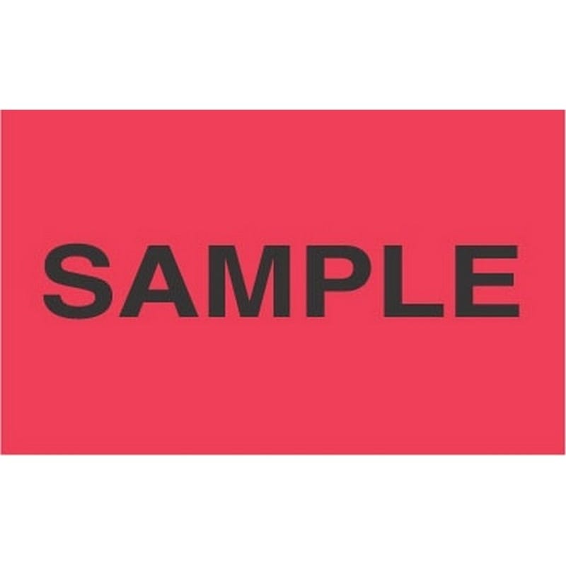 3" x 5" Sample Labels (500 per Roll)