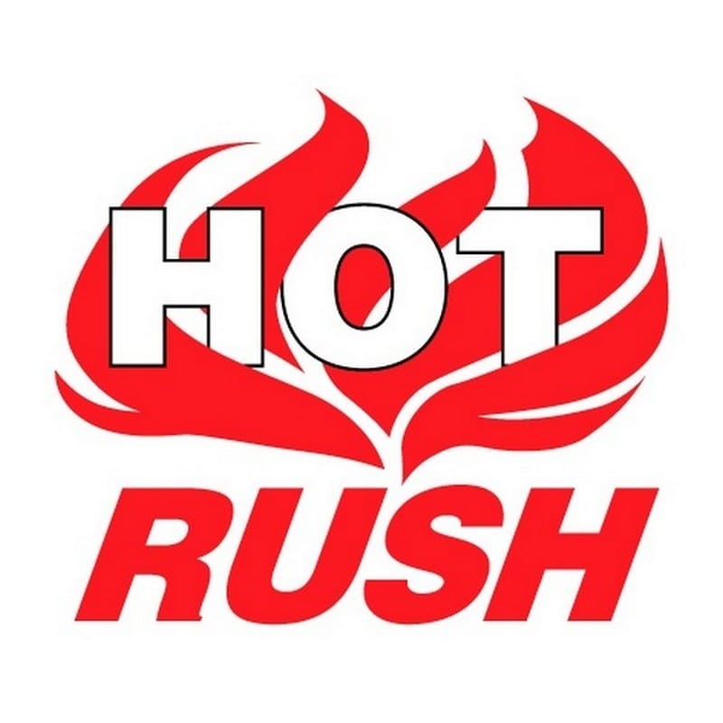 4" x 4" Hot Rush Labels (500 per Roll)