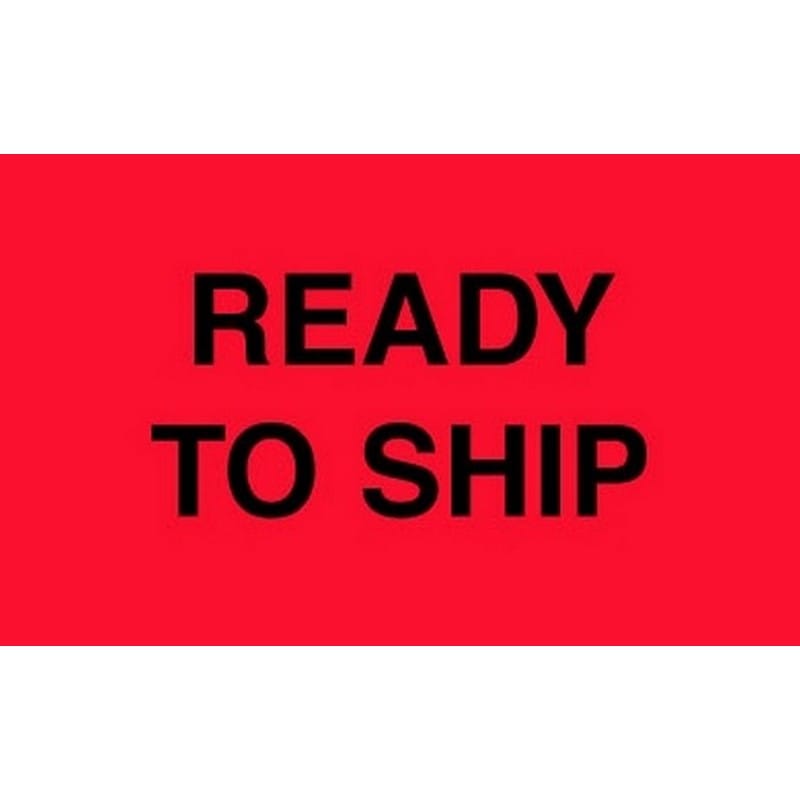 1-3/8" x 2" Ready To Ship Labels (500 per Roll) - Image 2
