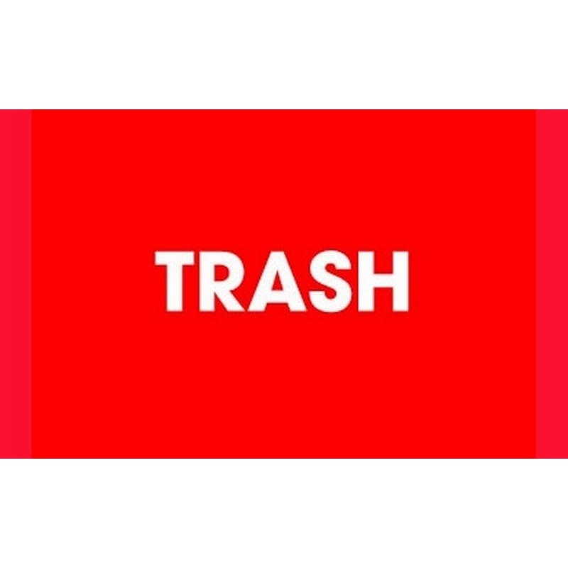 2" x 3" Trash Labels (500 per Roll)