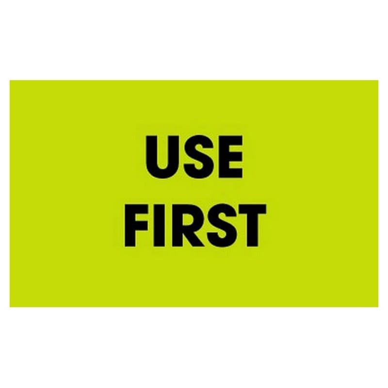 2" x 3" Use First Labels (500 per Roll)