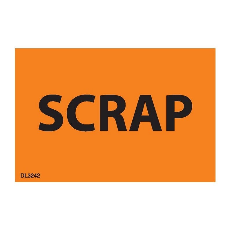 2" x 3" Scrap labels (500 per Roll)