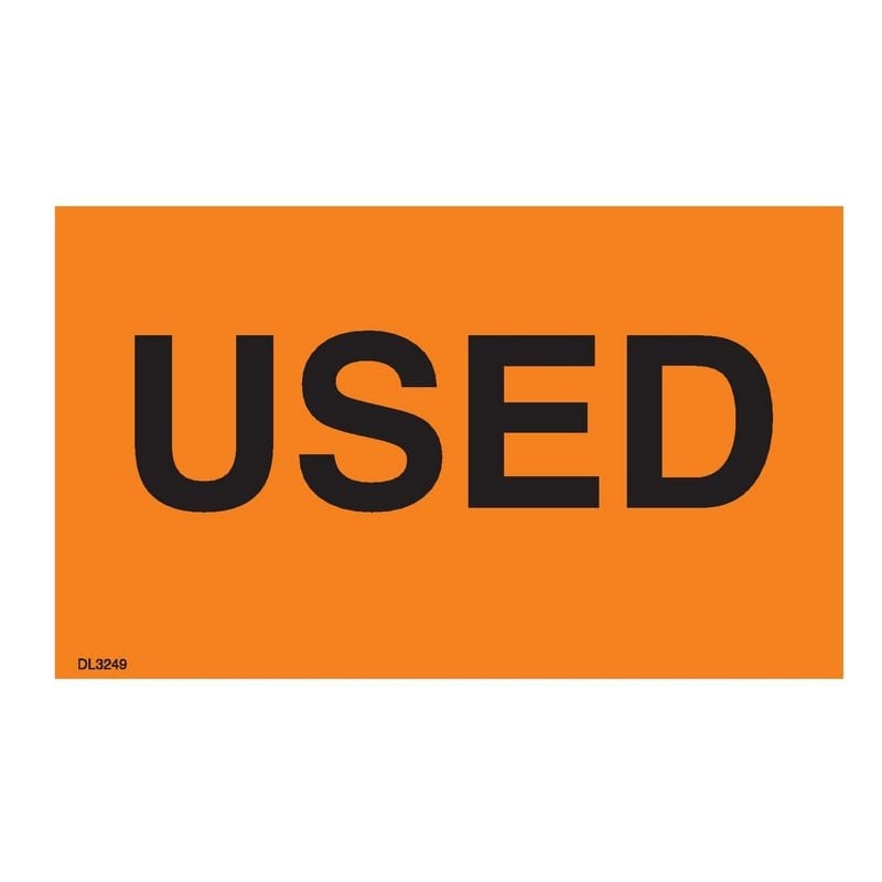 2" x 3" Used labels (500 per Roll)