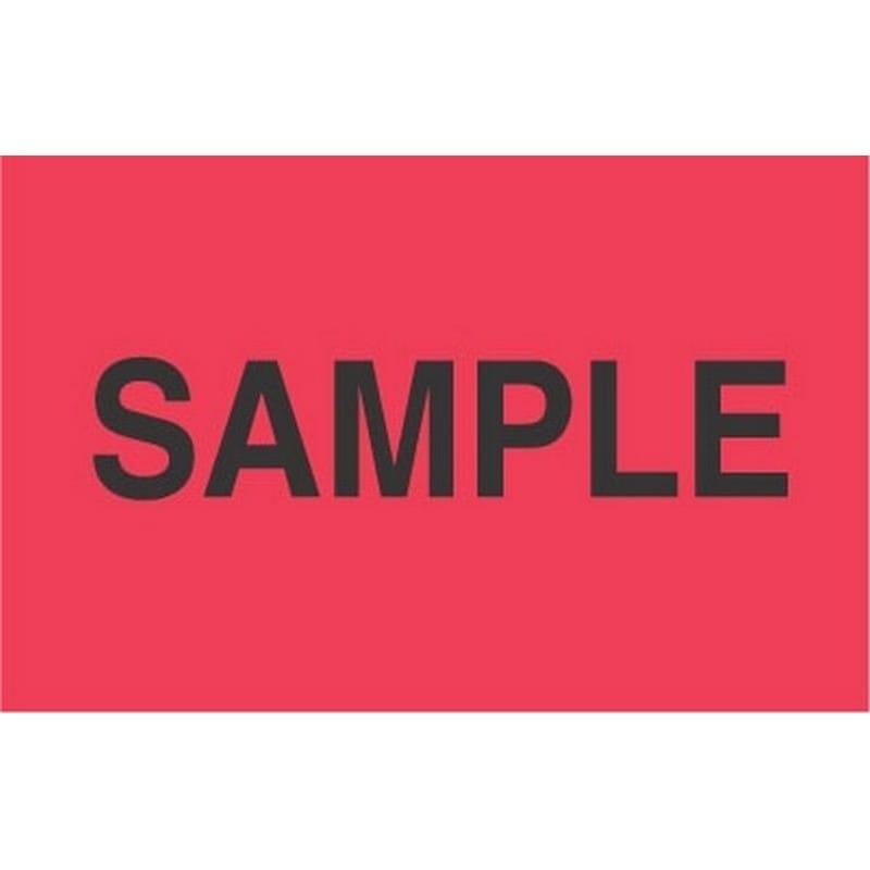 3" x 5" Sample Labels (500 per Roll)