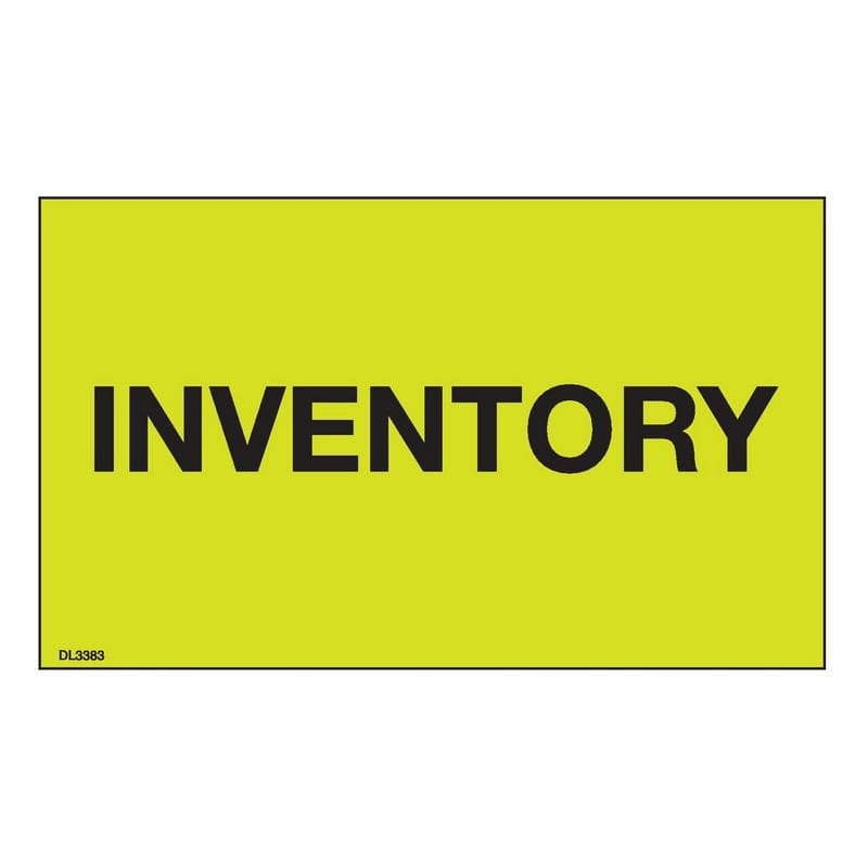 3" x 5" Inventory labels (500 per Roll)
