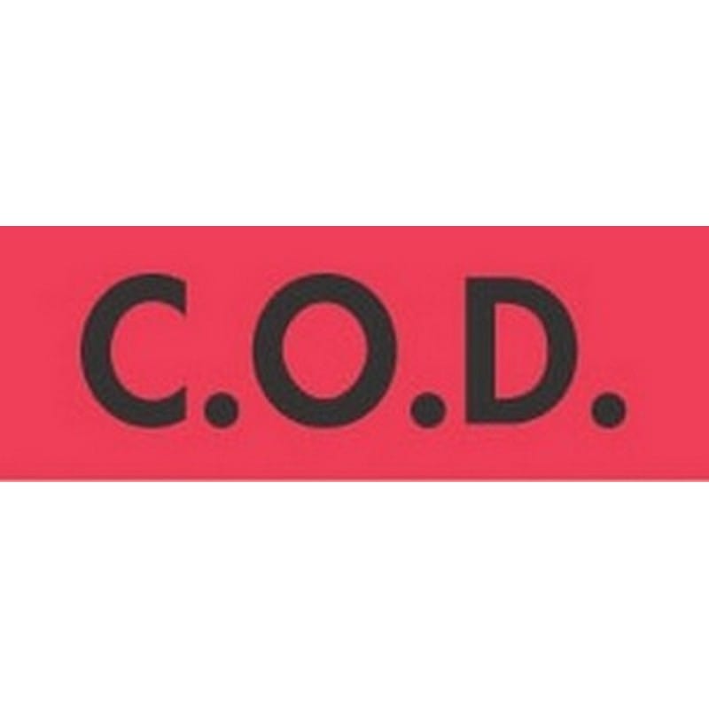 2" x 3" C.O.D. Labels (500 per Roll) - Image 2