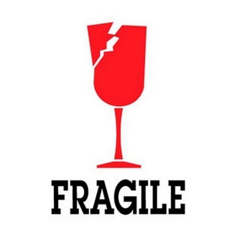 4" x 6" Fragile Labels (500 per Roll)
