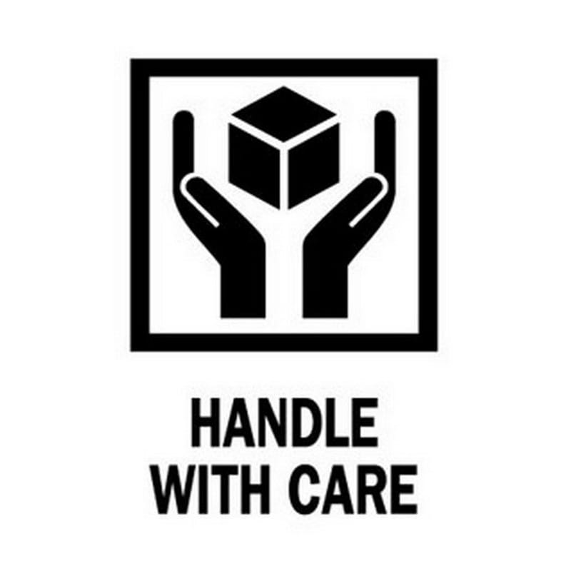 3" x 4" Handle With Care Labels (500 per Roll)