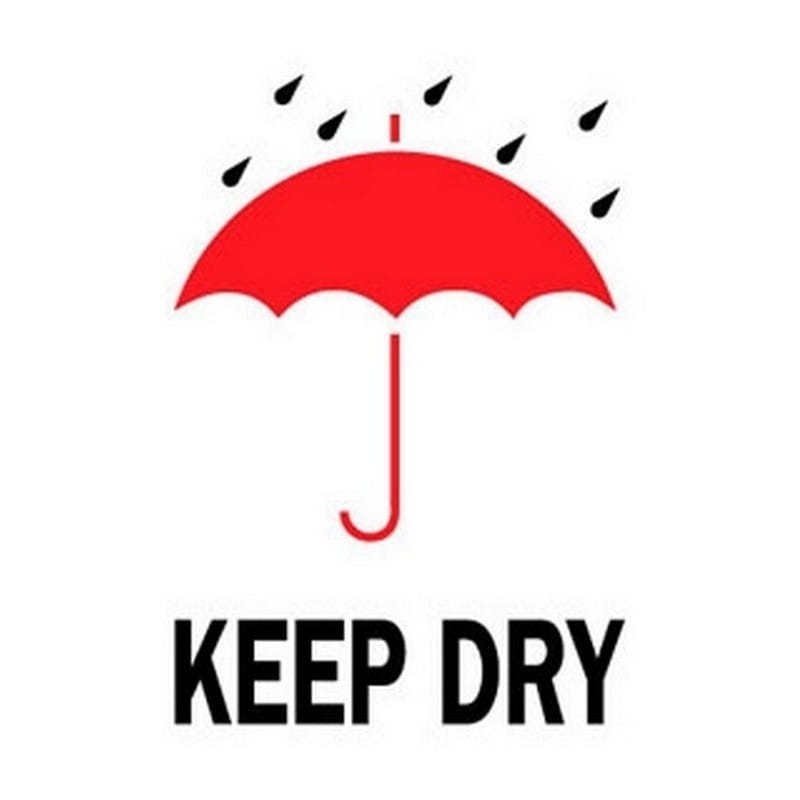 4" x 6" Keep Dry Labels (500 per Roll)