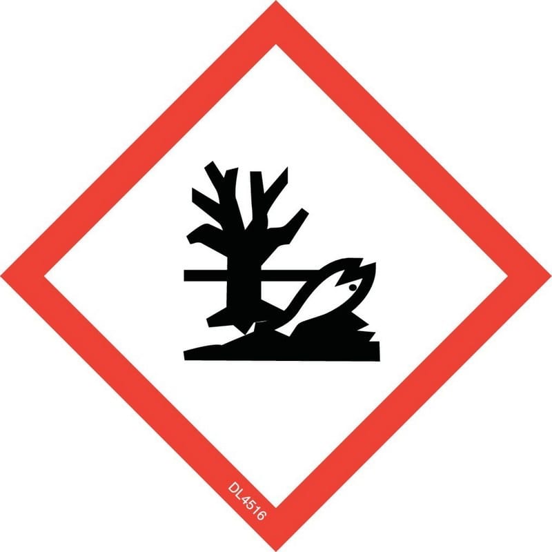 2" x 2" Hazcom-Environment labels (500 per Roll)
