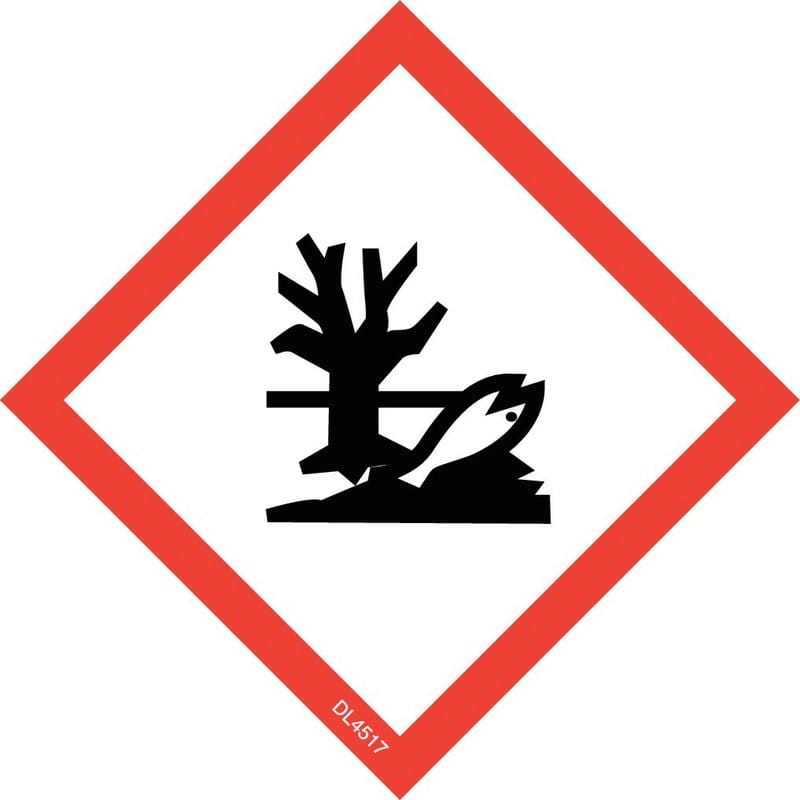 4" x 4" Hazcom-Environment labels (500 per Roll)