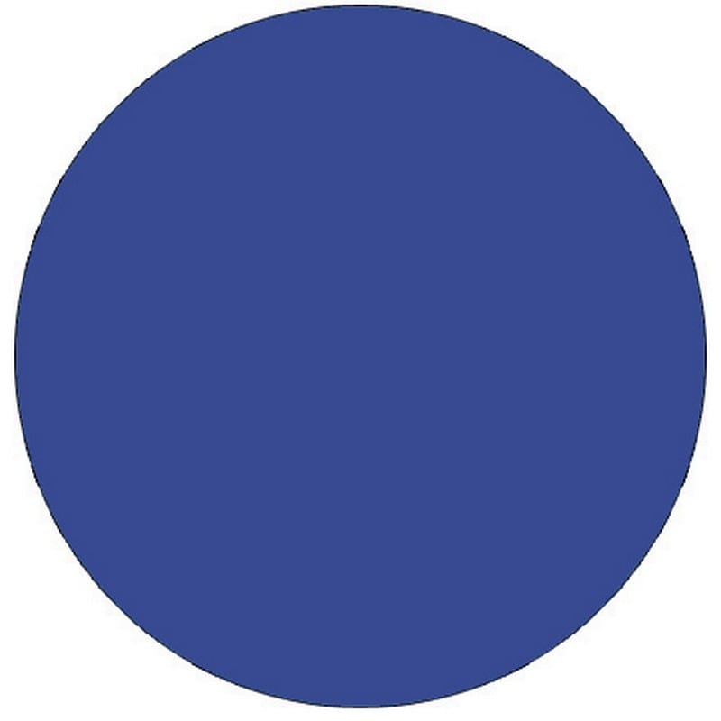 1" Diameter Dark Blue Circle Labels (500 per Roll) - Image 2