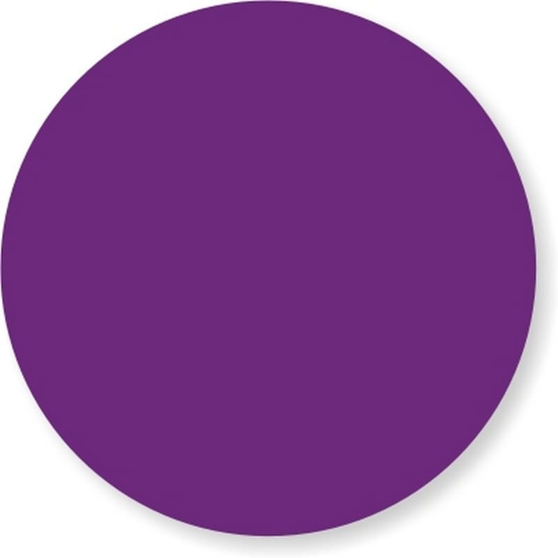 1" Diameter Purple Circle Labels (500 per Roll) - Image 2
