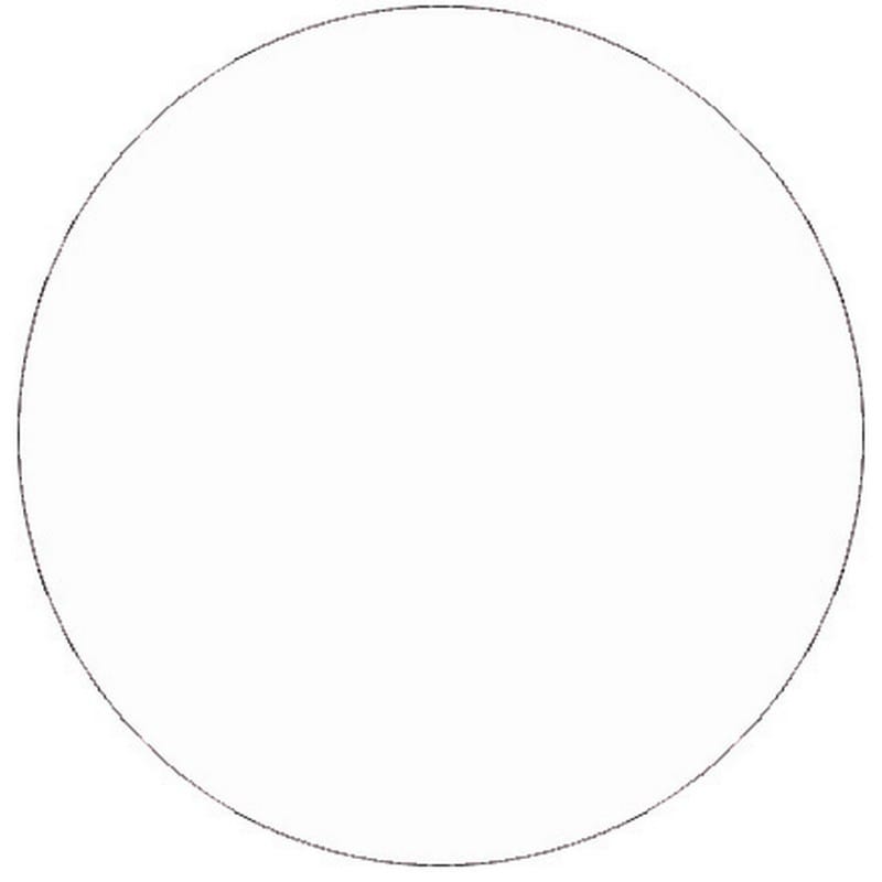 4" Diameter White Circle Labels (500 per Roll) - Image 2