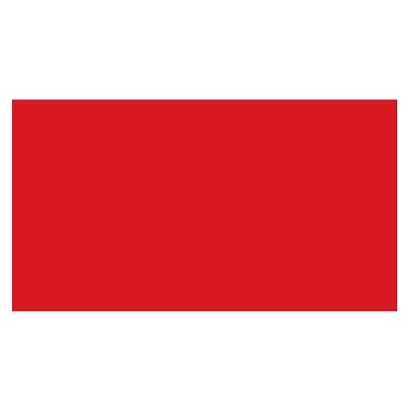 2-3/4" x 4" Fluorescent Red Rectangle Labels (500 per Roll)