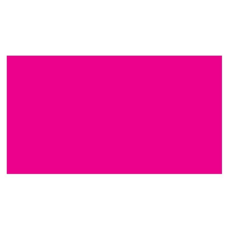 2" x 4" Fluorescent Pink Rectangle Labels (500 per Roll)