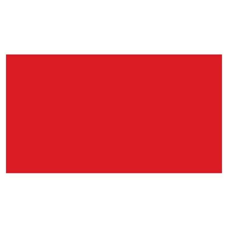 3" x 5" Fluorescent Red Rectangle Labels (500 per Roll)